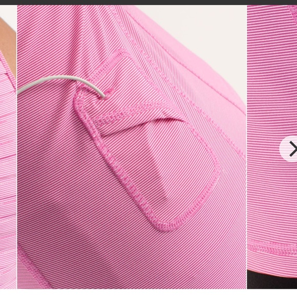 Lululemon Pink Run Stay on Course Tank Size 8 EUC - Picture 4 of 9